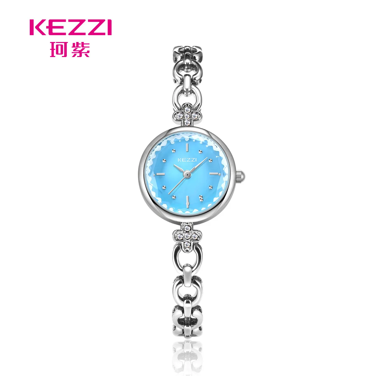 KEZZI fine strap watch girl niche fresh watch party girl half bracelet women's watch