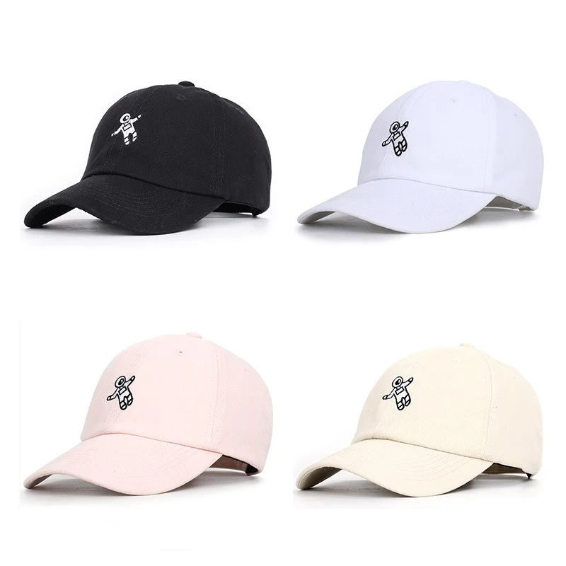 

Spaceman Baseball Cap Unisex Embroidery Astronauts Hat Fashion Dad Caps Adjustable Cotton Snapback Hats 4 Colors Available