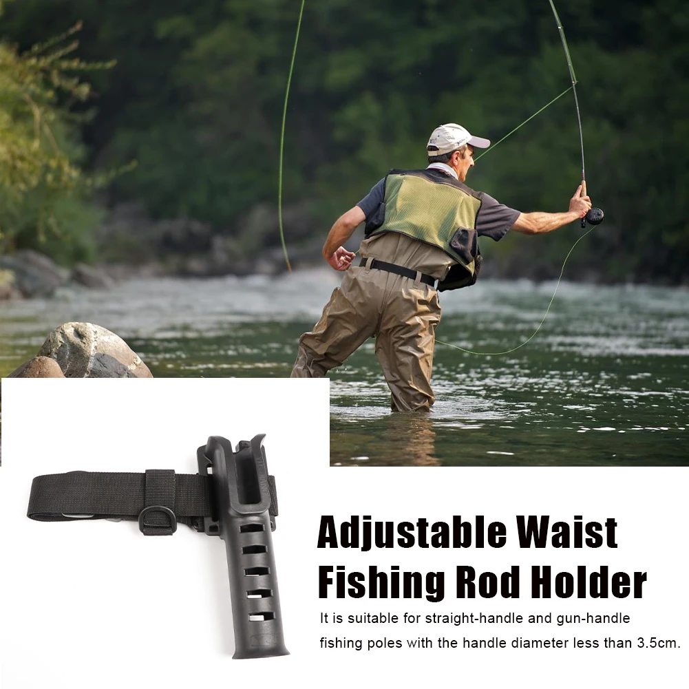 

Adjustable Waist Fishing Rod Holder Fishing Rod Pole Inserter Belly Support Holder Belt Rod Holder Portable Fishing Accessories
