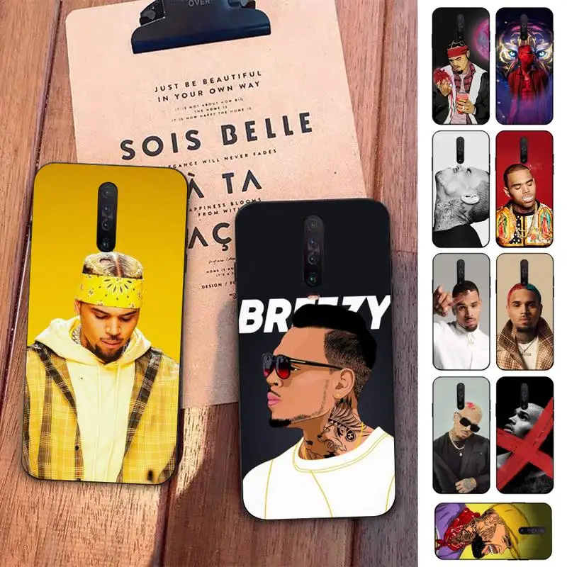 

Chris Brown Phone Case for Redmi 5 6 7 8 9 A 5plus K20 4X S2 GO 6 K30 pro