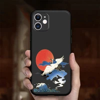 vintage crane koi chinese style case for samsung galaxy s9 s8 plus ultra plus 9 s21 s22 s20 s20 fe 5g s10e note 20 10 lite s10