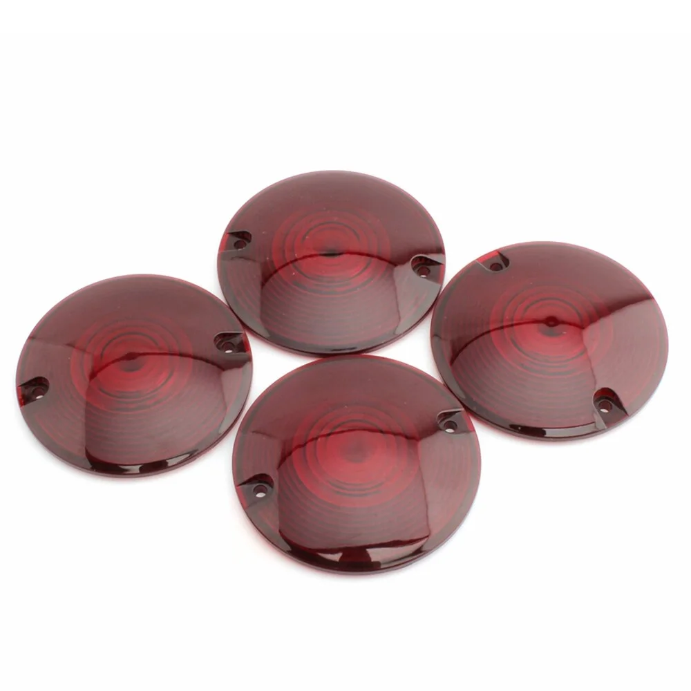 

4 шт., крышка для мотоциклетного поворотника, для Harley Touring Road King Electra Ultra Glide Softails FLST FXRT