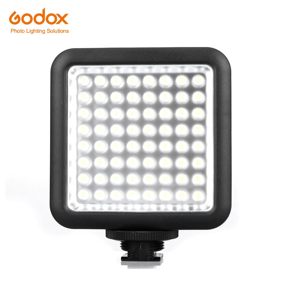 

Godox LED64 5500 ~ 6500K Светильник льный для макросъемки фотожурналистская видеосъемка