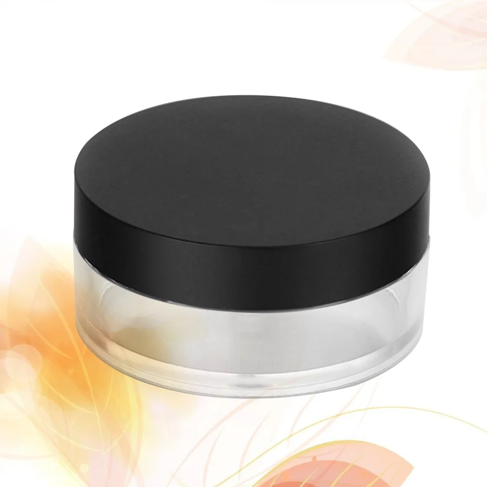 

Powder Empty Case Puff Makeup Jars Jarloose Container Holder Face Poeder Box Round