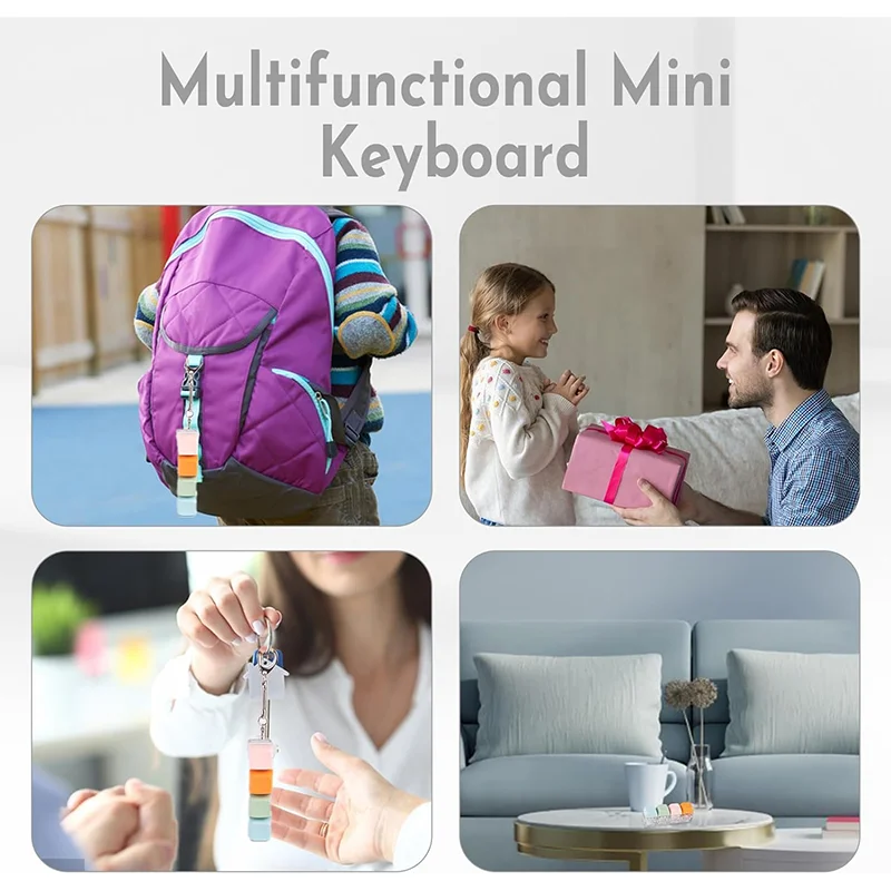 Профессиональная клавиатура-брелок для снятия стресса