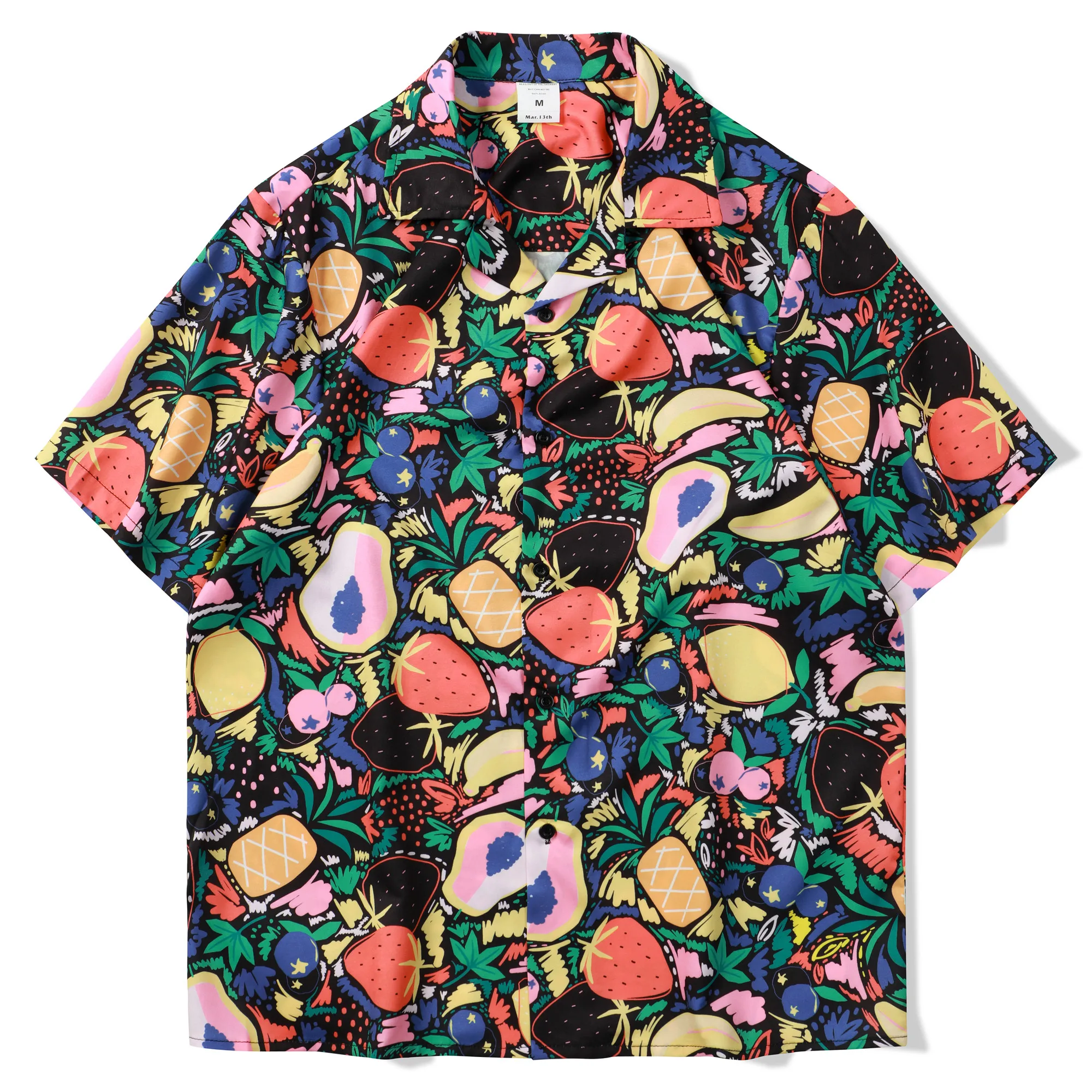 

Male 2022 Hawaii Beach Oversize Shirt Fashion Harajuku Shirts for Men Loose Comfortable Short Breathable Casual Shirts