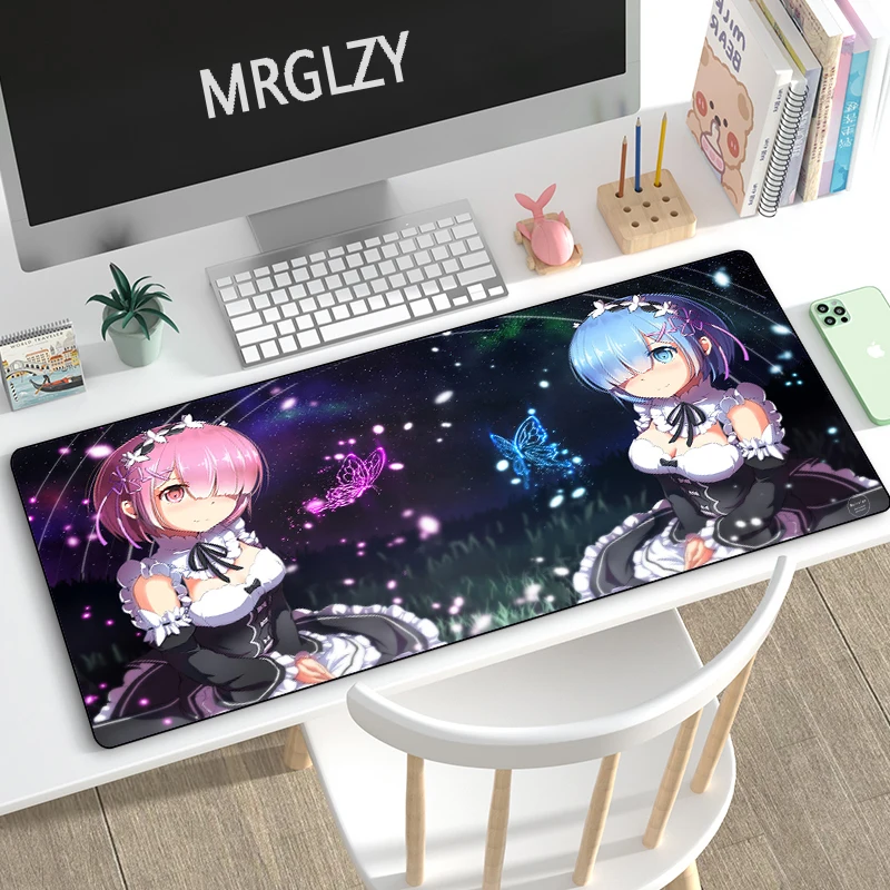 

Коврик для мыши MRGLZY Re Zero, геймерский большой Настольный коврик с аниме сексуальной милой девушкой Rem, подстилка для компьютерных игр, аксесс...