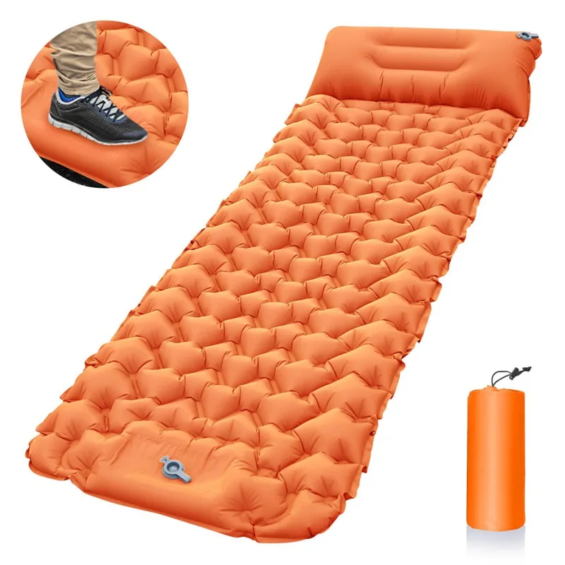 

Outdoor Camping Sleeping Pad for Hiking Traveling Skin Friendly Air Cushion Mat