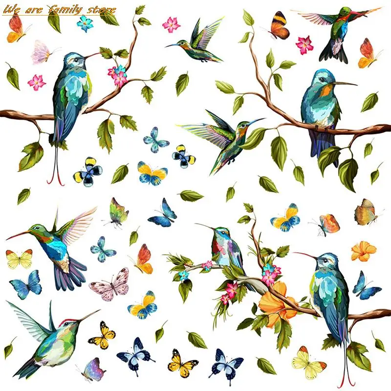 

Наклейки на стену в виде ветвей дерева, 2 листа