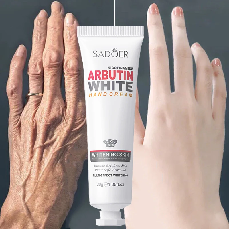 

Niacinamide Arbutin Whitening Hand Cream Wrinkle Removal Anti-Crack Moisturizing Repair Serum Fade Fine Lines Smooth Skin Care
