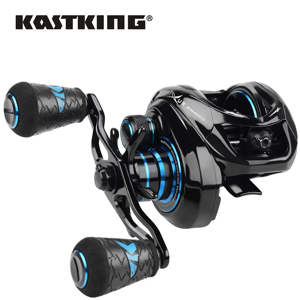 

KastKing Crixus ArmorX Baitcasting Fishing Reel 9+1 Ball Bearings 7.2:1 High Gear Ratio 8kg Drag Aluminum Frame Fishing Wheel