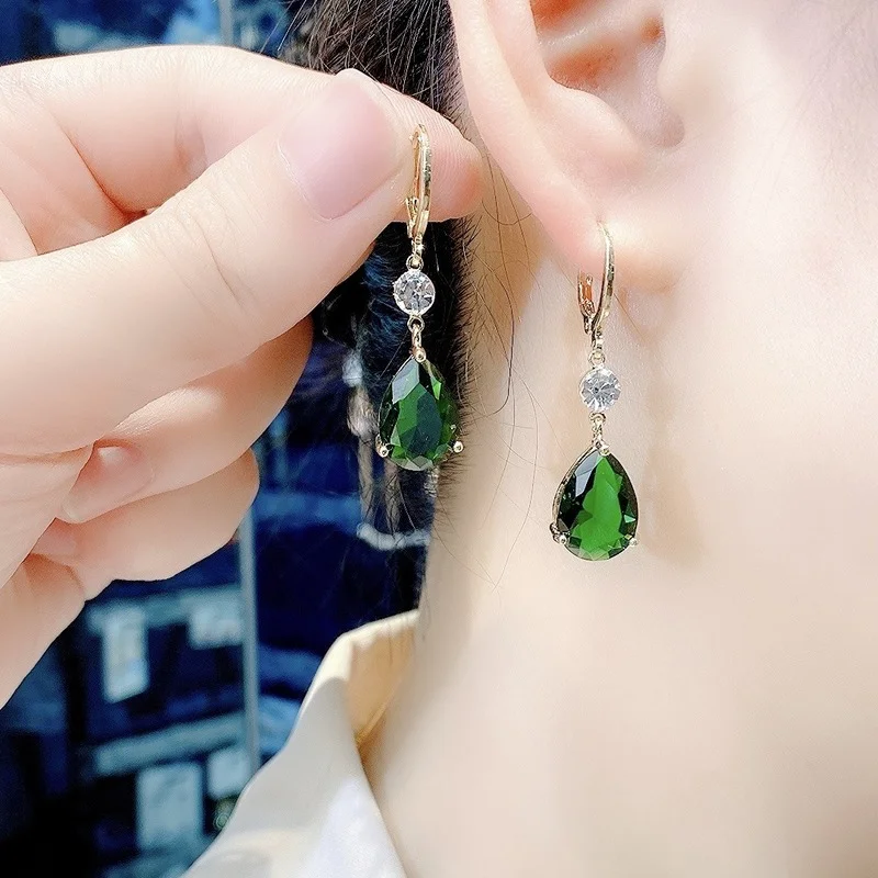 серьги сережки женские zara woman 2022 тренд Женские гипоаллергенные серьги-капельки с