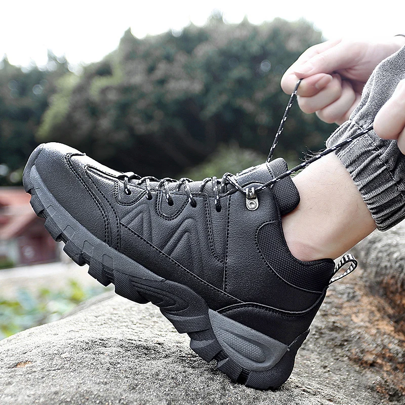 

Men's sports shoes 46 large size hiking shoes men's autumn and winter outdoor waterproof non-slip wear-resistant hiking shoes