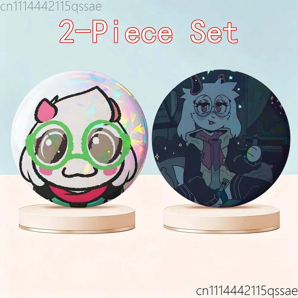 Фото D-Deltarune Cute Ralsei 25 мм 75 мм 44 мм 58 мм 32 мм Броши Значки Нагрудные значки для аксессуаров №3