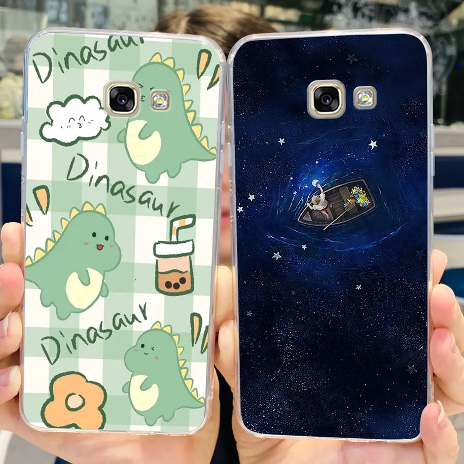 Чехол для Samsung Galaxy A5 2017 A520F / 2016 A510F чехол телефона Модный узор силиконовый мягкий