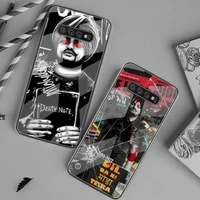 rapper star sidhu moosewala phone case tempered glass for samsung s20 ultra s7 s8 s9 s10 note 8 9 10 pro plus cover