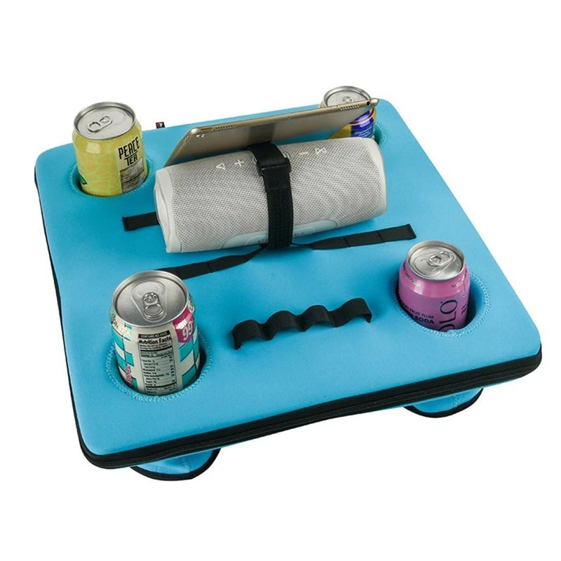 

Versatile Portable Speaker Phone Holder Inflatable Drink Holder for Pool