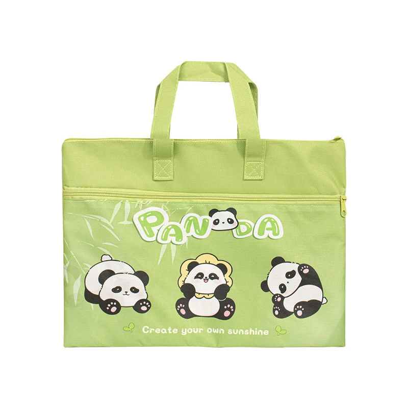 Холщовая Сумка-тоут с молнией для школьников и учебников