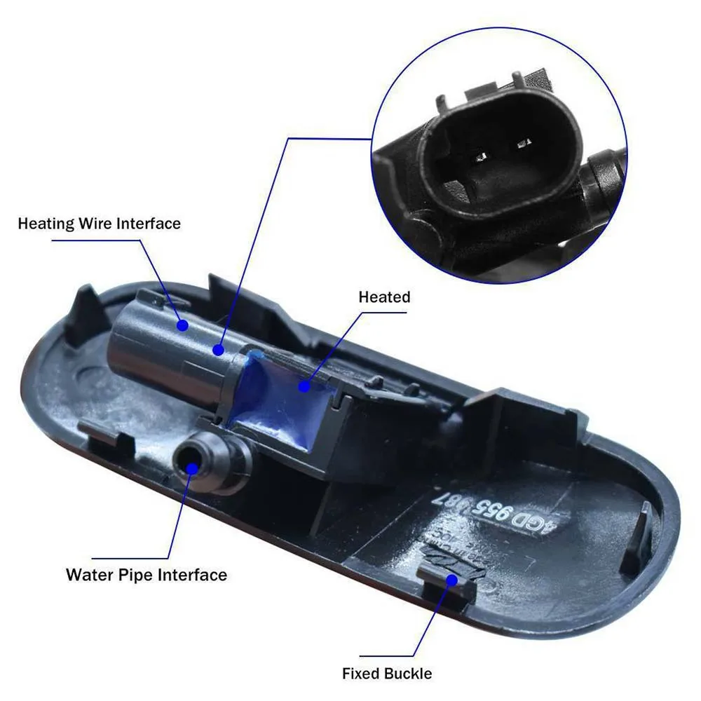 

Brand New Windscreen Spray Nozzle Jet Washer Accessories For A3 A4 For A7 TT