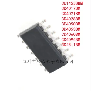 (2PCS) CD14538BM / CD4017BM / CD4021BM / CD4028BM / CD4050BM / CD4053BM / CD4060BM / CD4094BM / CD4511BM Integrated Circuit