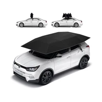 uv big size roof tent car covers umbrella automatic remote holder control portable sun shade car umbrella