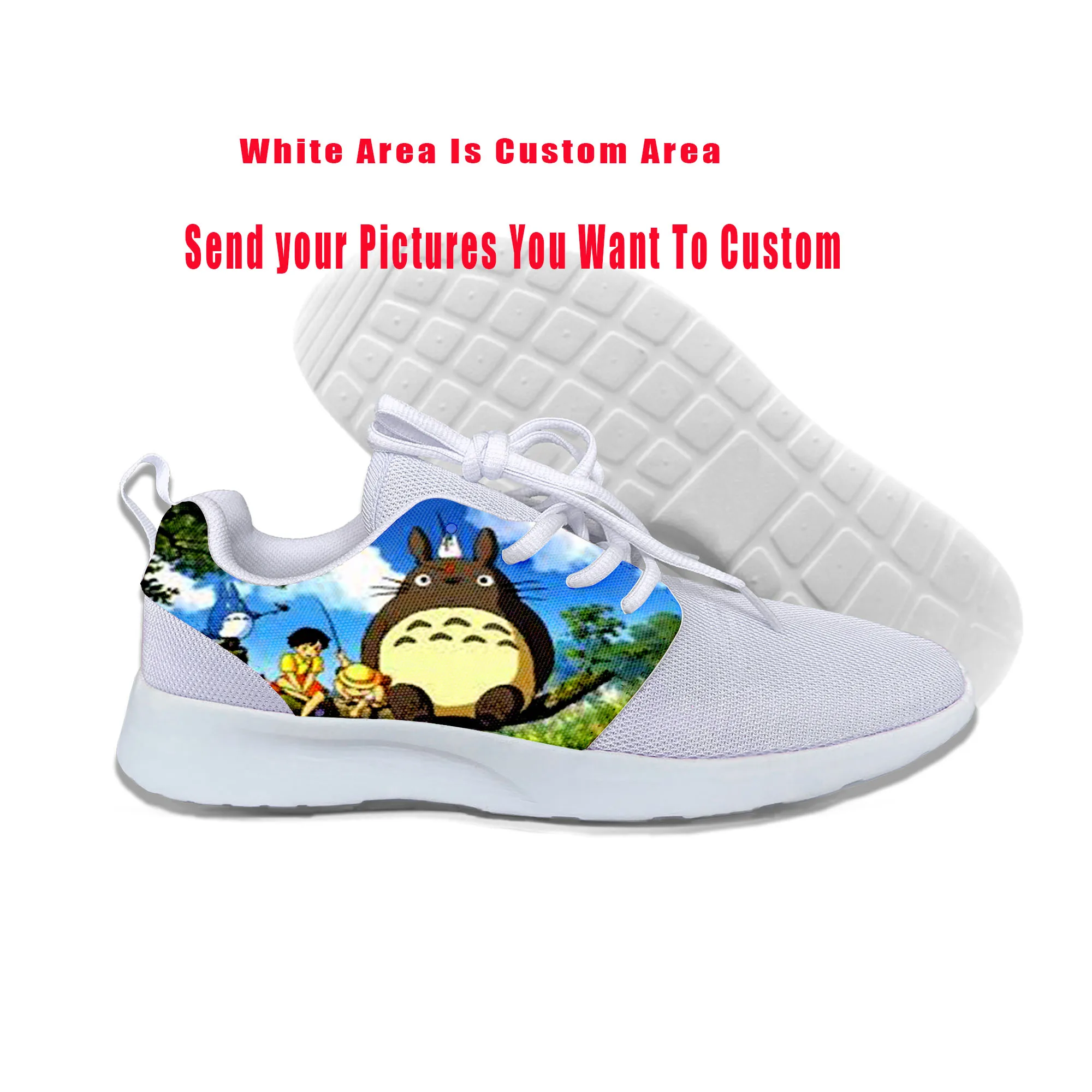 

Hot Cool Fashion New Summer Sneakers Handiness Casual Shoes Cartoon Funny Cute Totoro Classic Mesh Casual Shoes Running Shoes