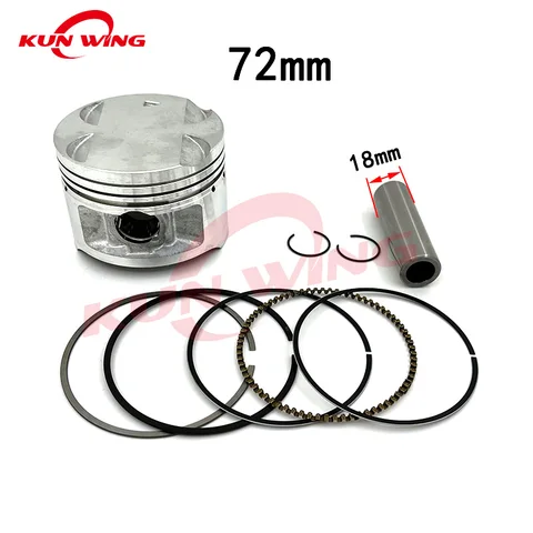 Комплект поршневых колец GN250 72 мм + 25 ~ 100 для Suzuki GN250 DR250 GZ250 TU250 GN DR GZ TU 250, запасные части для двигателя мотоцикла