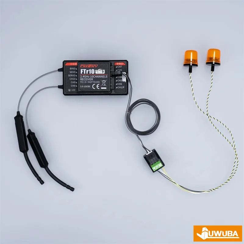 1:14th радиоуправляемая модель Φ лампа освещения для 1/14 Tamiya Радиоуправляемый