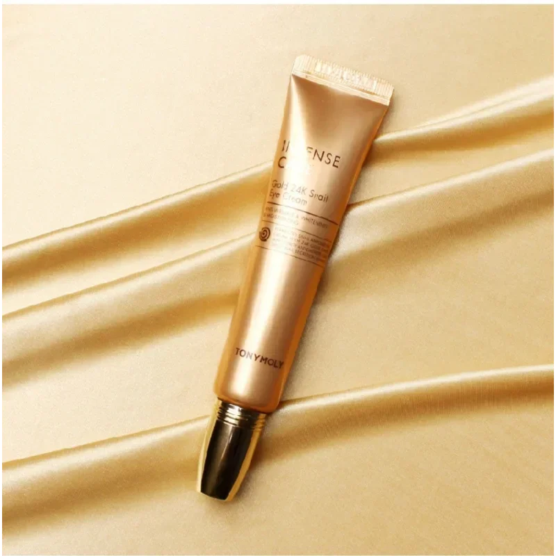 Фото Korea Tonymoly Intense Care Gold 24K крем для глаз с улиткой 30 мл против морщин, отбеливание, увлажняющий, питательный, антивозрастной уход за кожей №4