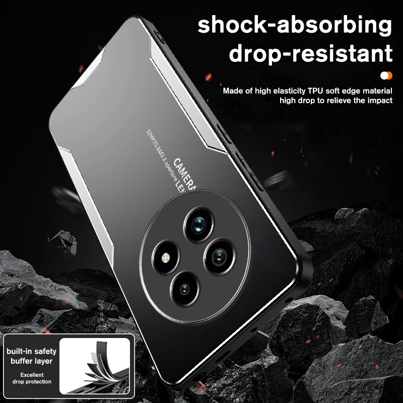 Чехол для телефона Realme 13 Pro Plus 13Pro plus + 5G металлическая задняя панель защита камеры