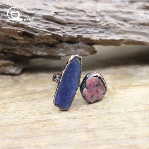 Кольца из меди с камнями, srbstsq