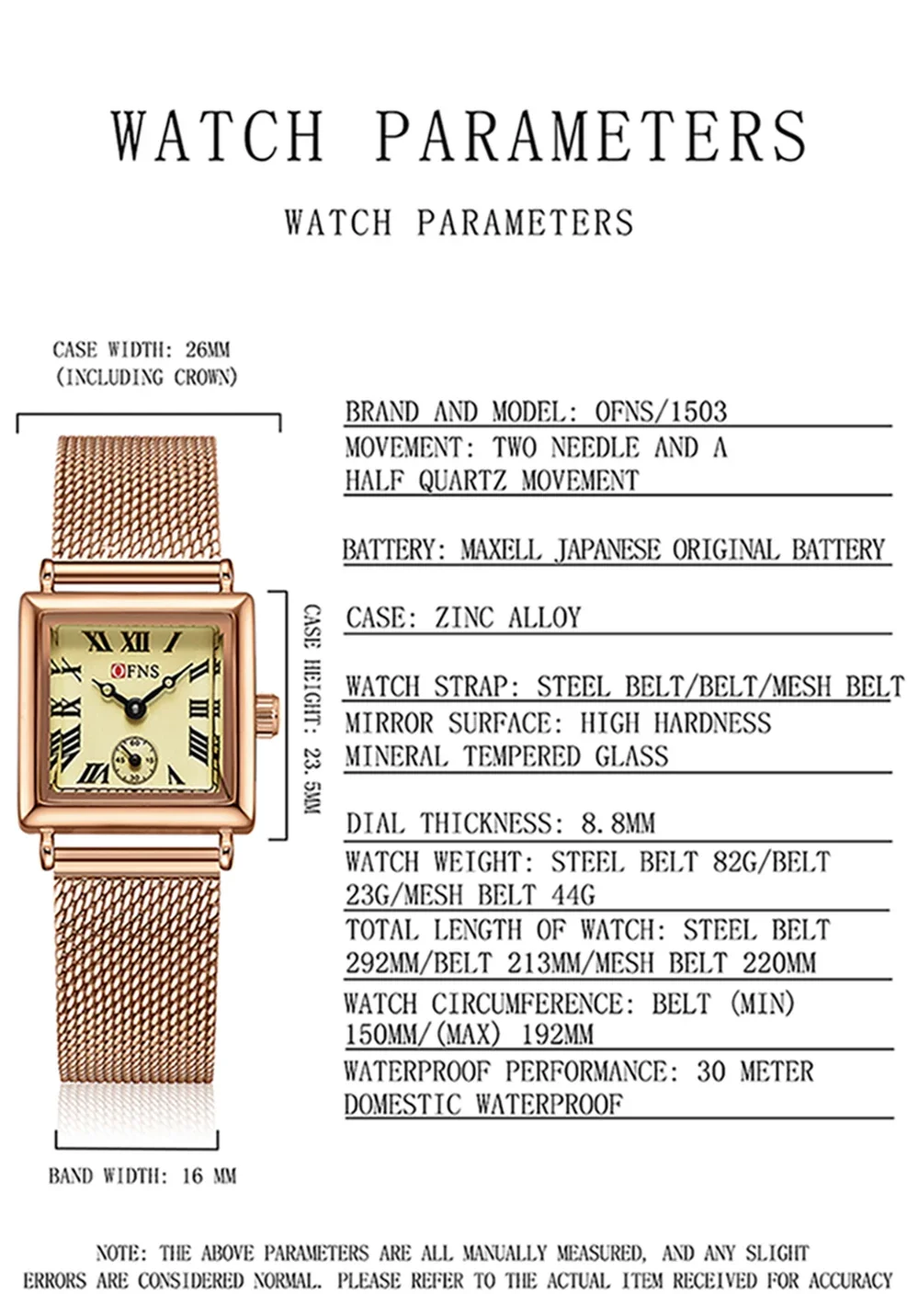 Часы наручные OFNS женские кварцевые модные Необычные водонепроницаемые с