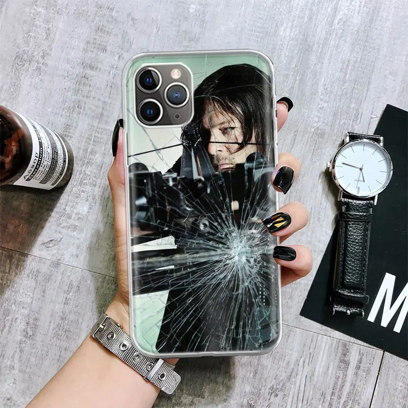 Ходячие мертвецы Дэрил Диксон чехол для телефона iPhone 13 Pro 12 Mini 11 Max X XS XR 7 Plus 8 6 6S Apple