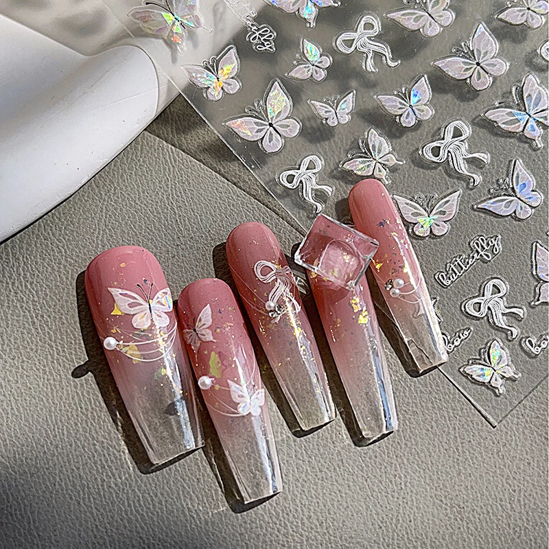 Наклейка для ногтей HNKMP бабочка