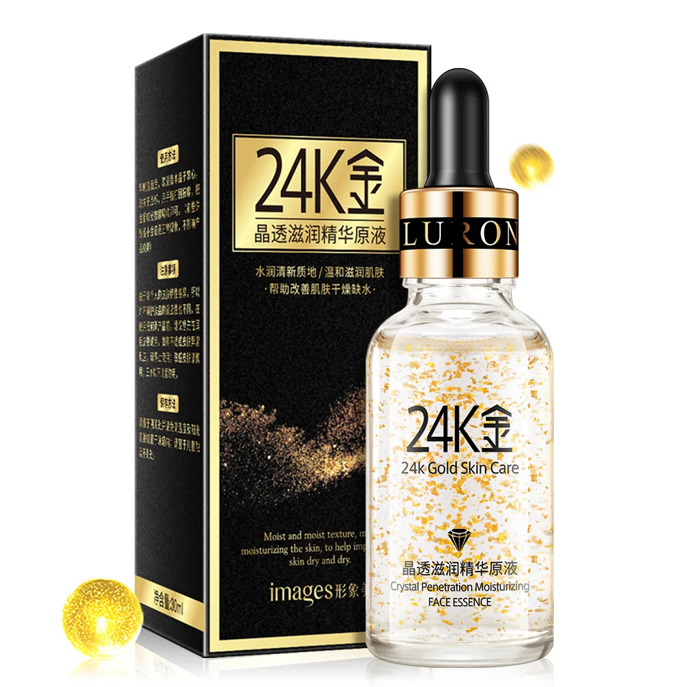 

24k Gold Face Serum Hyaluronic Acid Serum Moisturizer Essence Cream Whitening Day Creams Anti Aging Anti Wrinkle Acne Art