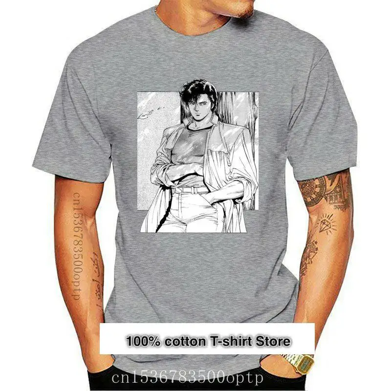 

Camiseta negra de arte saoba de Ryo Hunter para hombre, camiseta de manga corta pura, nueva