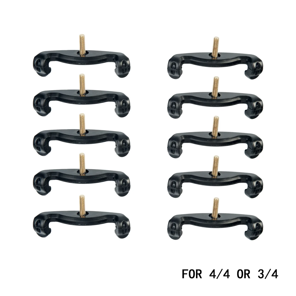 

10PCS 3/4 4/4 Violin Viola Shoulder Rest Feet For FOM KUN Shoulder Rest 360 Degree Tuning Feets Violino Shoulder Pad Accessories