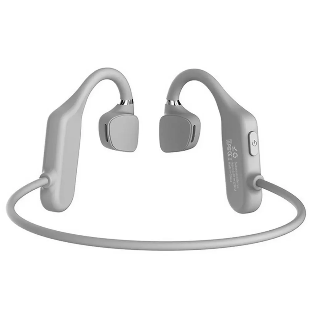 

New Bone Conduction Headphones Wireless Waterproof Comfortable Wear Ear Hook Light Weight Not In-ear Sports Earphones