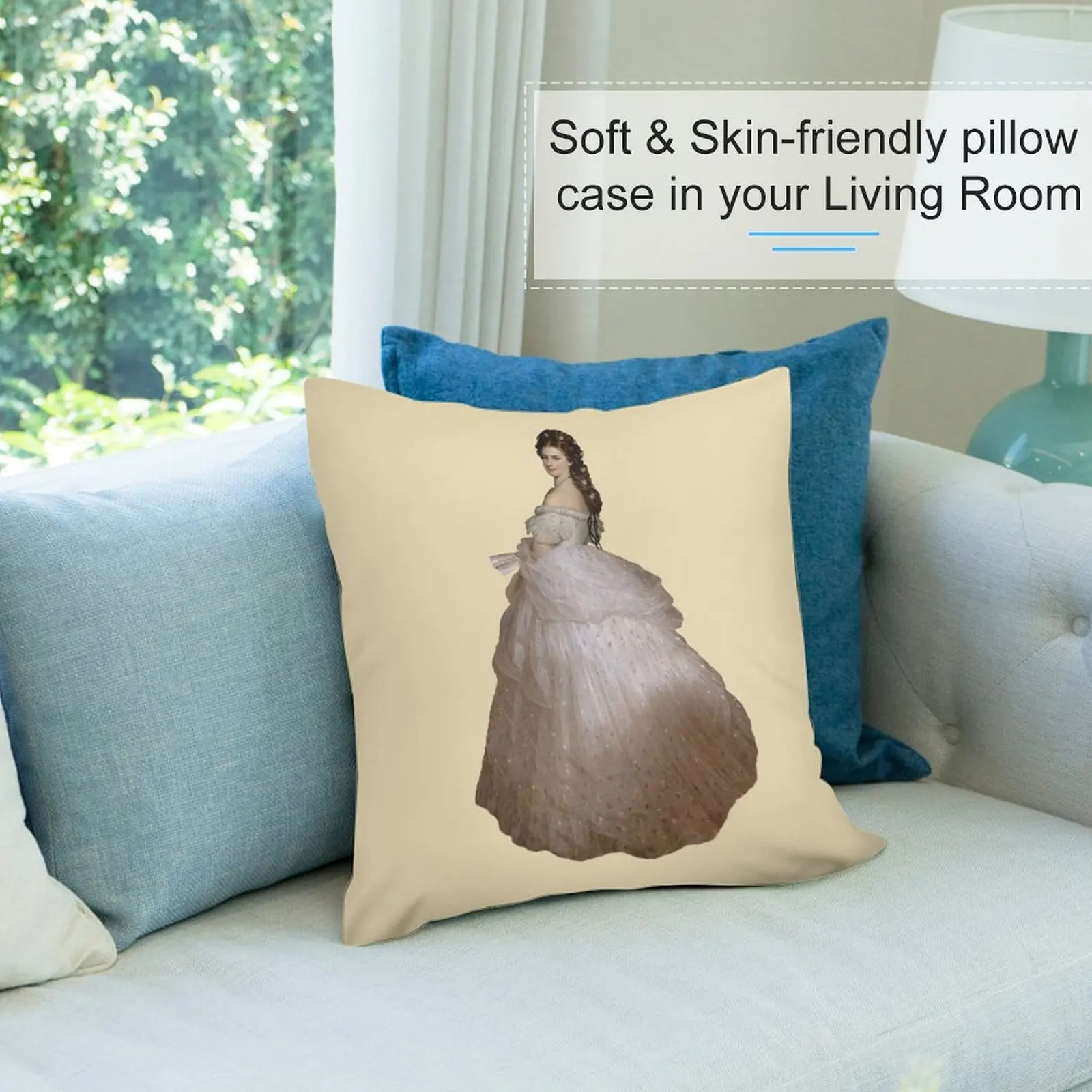 Подушка-наволочка с изображением влагалища Sisi