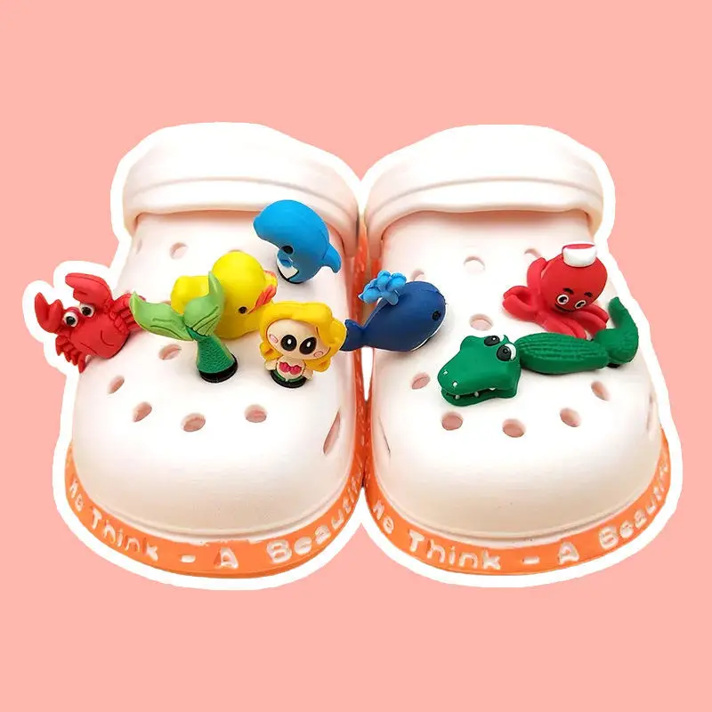 

Three-dimensional Cartoon Animal Series Croc Jeans Lovely Charms for Crocs DIY Accessories Hot Sale Adornment for Clogs Sandals