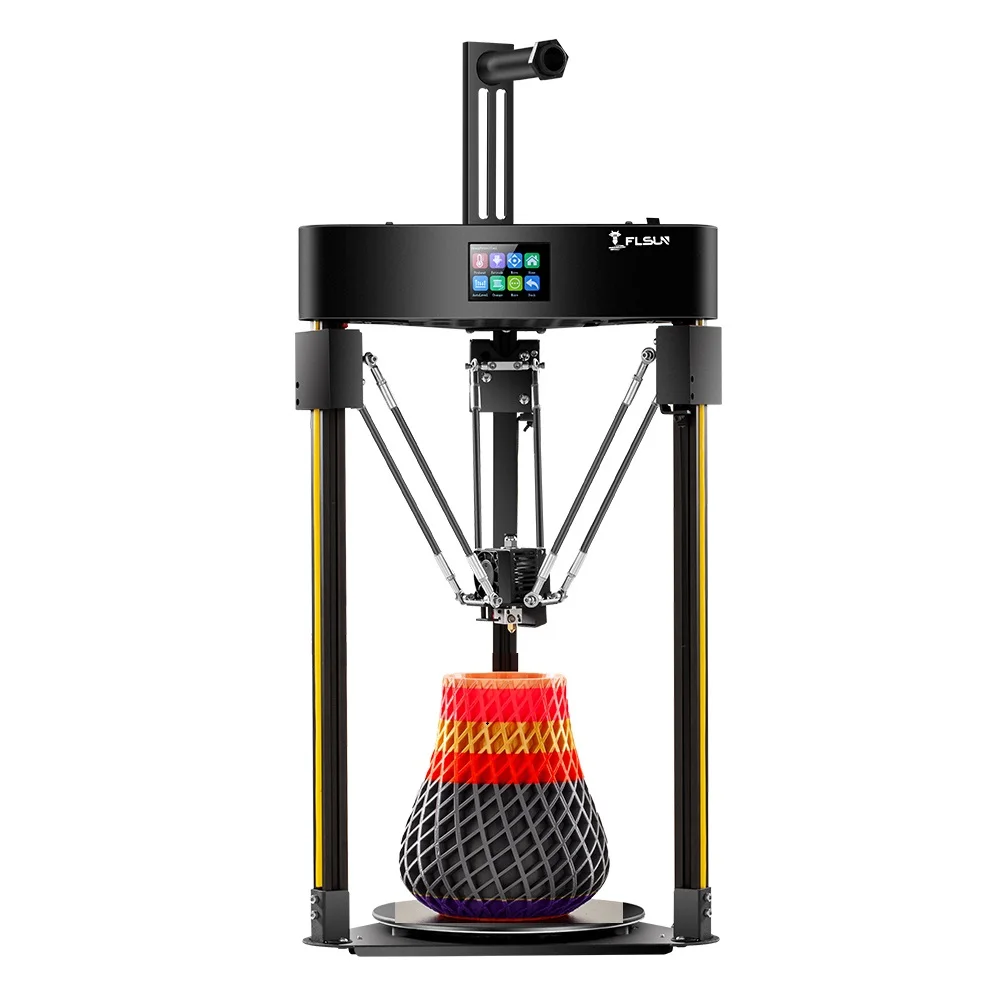 

3D-принтер FLSUN Titan, экструдер с коротким радиусом действия, Q5 Delta TMC2208, бесшумный драйвер, датчик автоуровня, TFT 32 бита, плата, металлический комп...