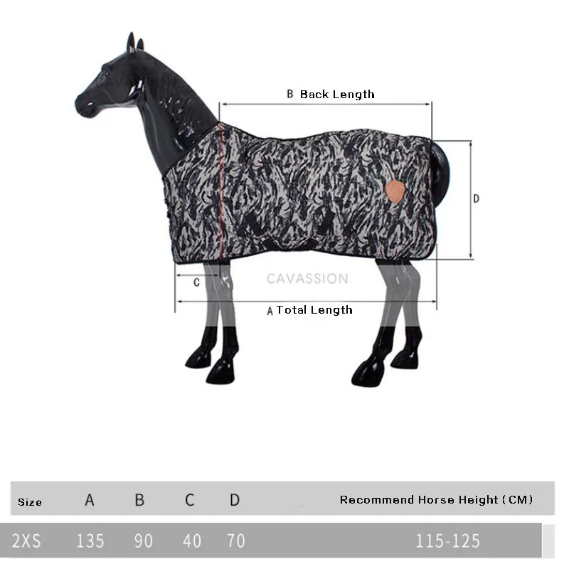 S hight 135cm-145cm winter blanket horse rugs Horse back length 125  the ideal winter blanket for cold