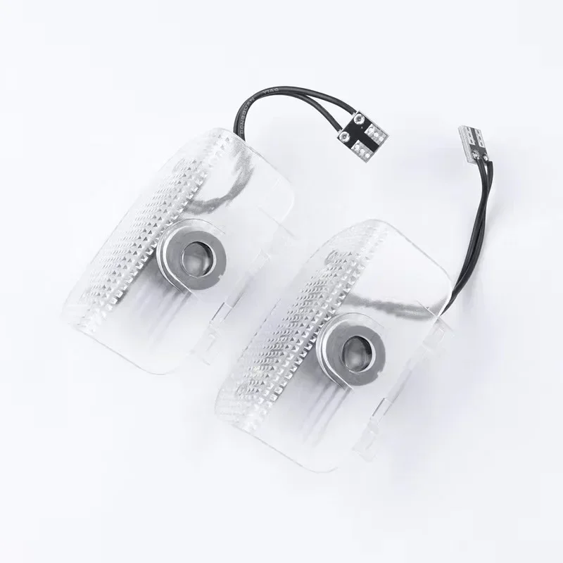 2 шт. призрачный свет двери автомобиля светодиодная эмблема логотип лазерный