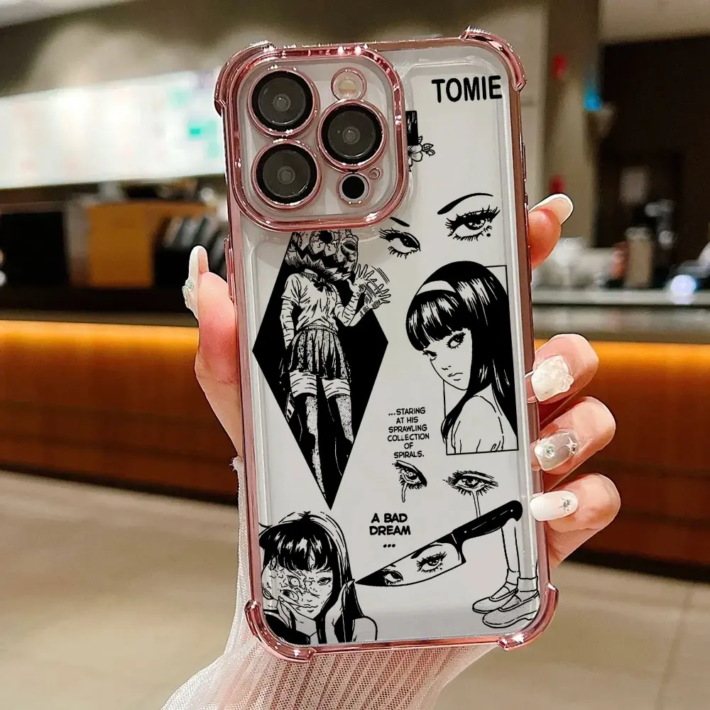 Фото Чехол Junji Ito T-Tomies Manga для Xiaomi 17T Pro 15T 14T 15 14 Poco F5 F7 F8 Ultra M7 M8 X5 X6 X7 X8 Pro Max 5G, противоударный чехол №5