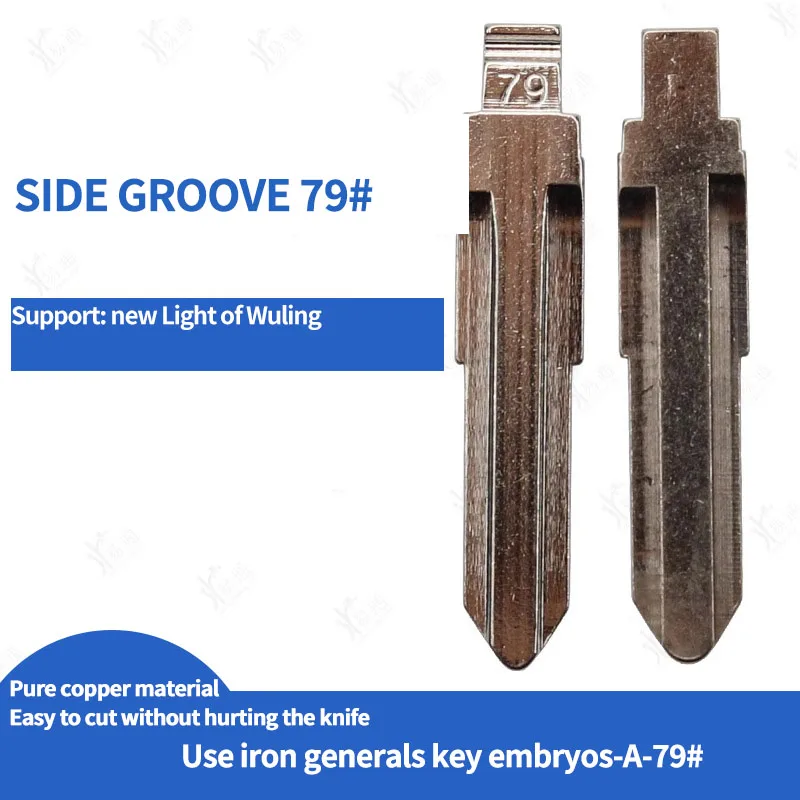 Заготовка для общего автомобильного ключа Iron [боковое слот No 79] подходит