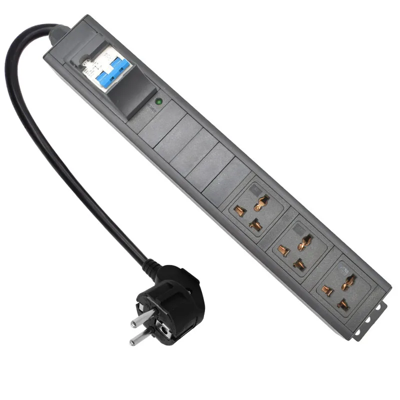 

PDU Power Strip 10A/20A Audio Noise AC Power Filter Power Conditioner Power Purifier Surge Protection with 3 Universal Outlets