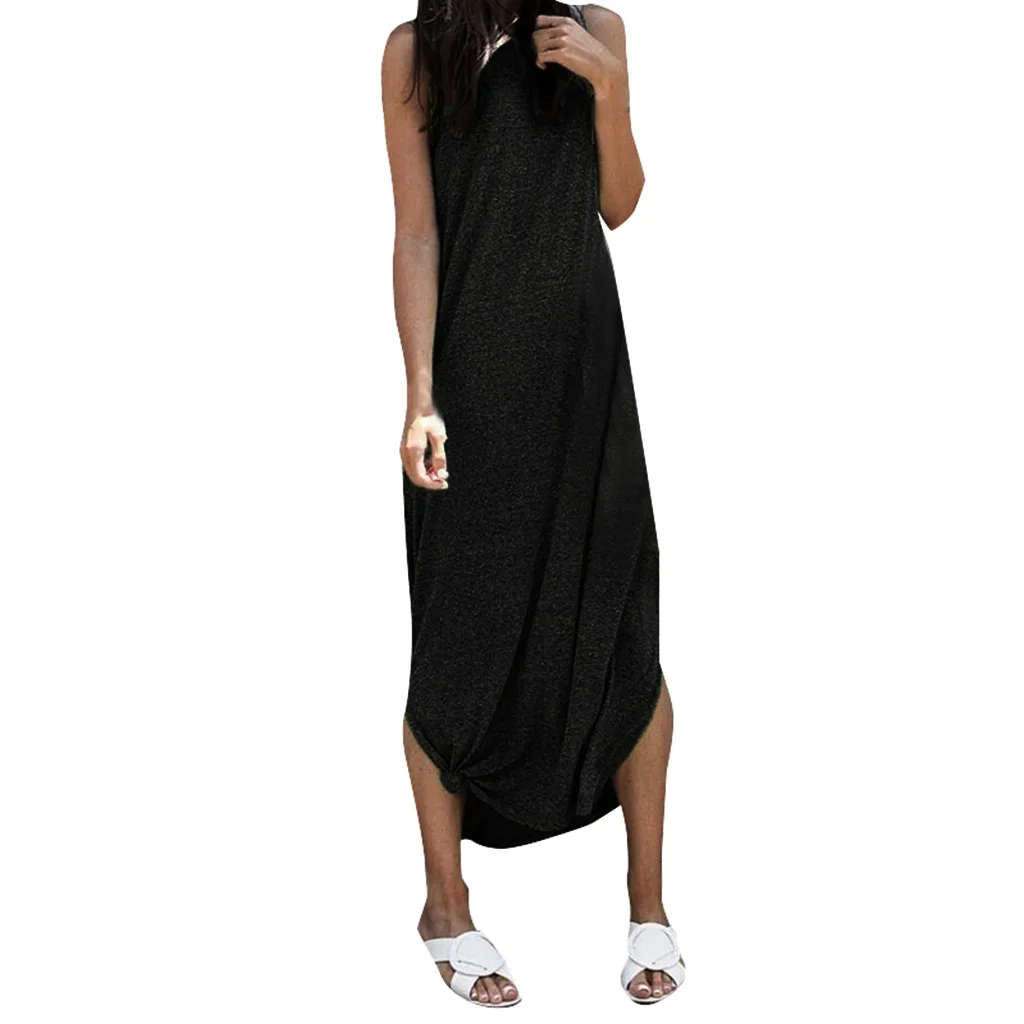 

The new sleeveless dress white