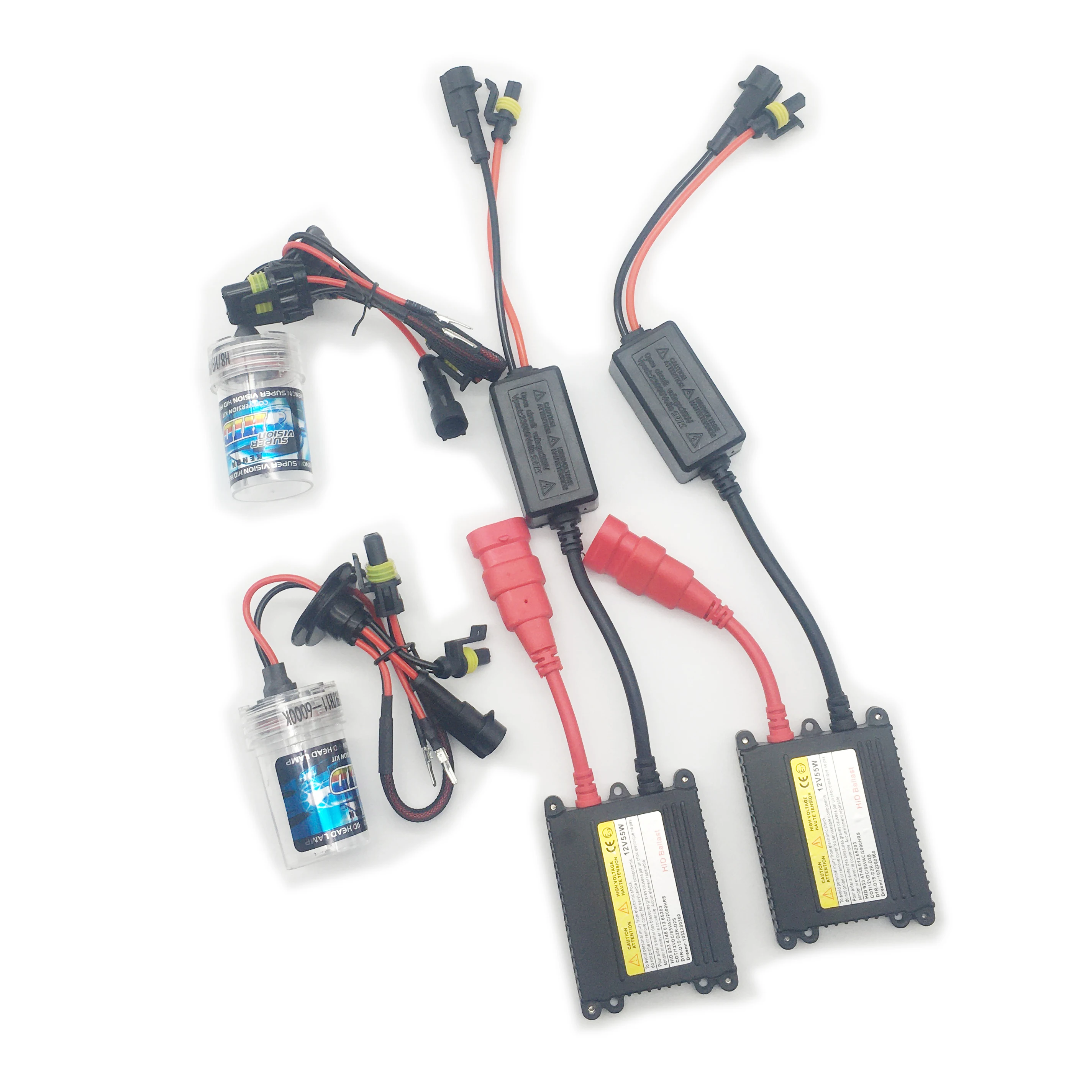 55 Вт DC 12 В тонкий балласт HID ксеноновая лампа светильник H1 H3 H7 H11 9005 9006 4300K 6000K 8000K