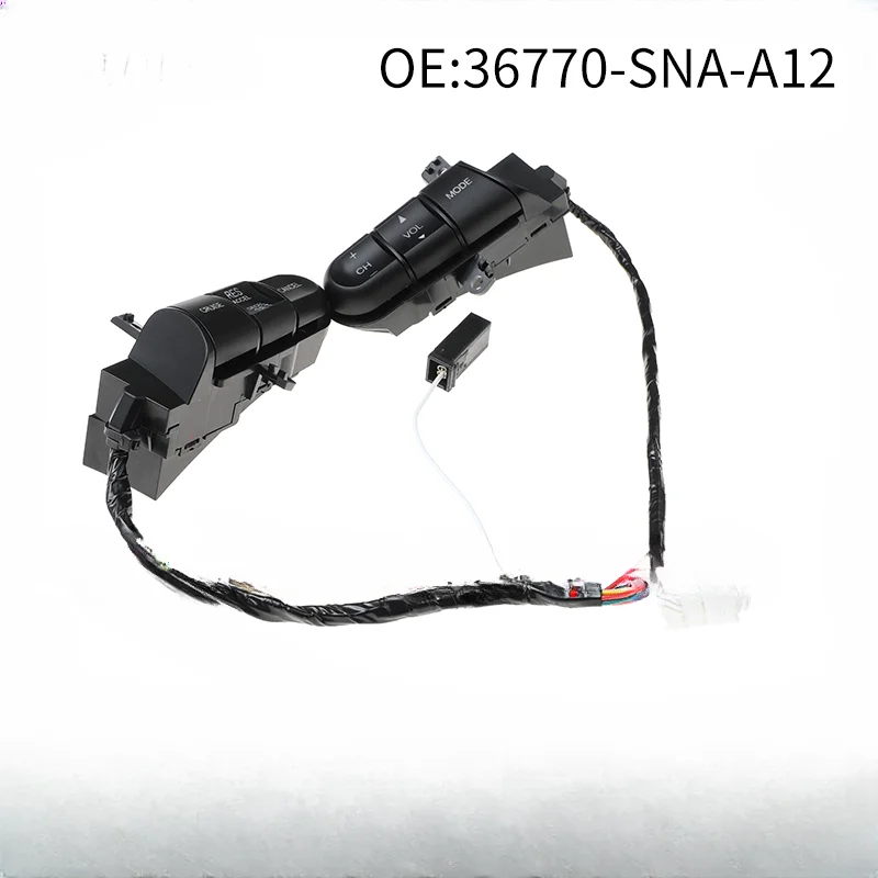 

The 36770-SNA-A12 is intended for 2006-2012 Honda Civic steering wheel switch steering wheel control knob