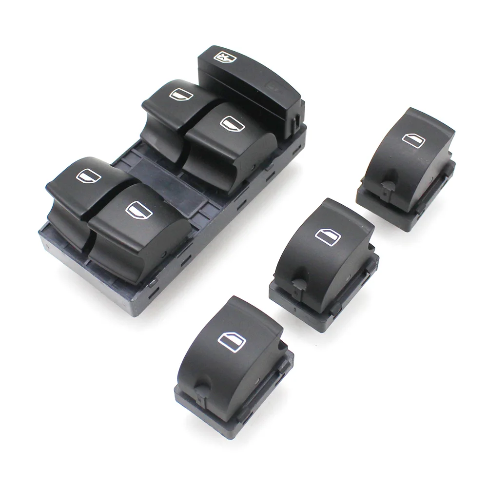 

Car accessories 4PCS Window Master Control Switch Button Set for AUDI A3 A6 Quattro S6 Q7 RS6 4F0 959 855 4F0959851